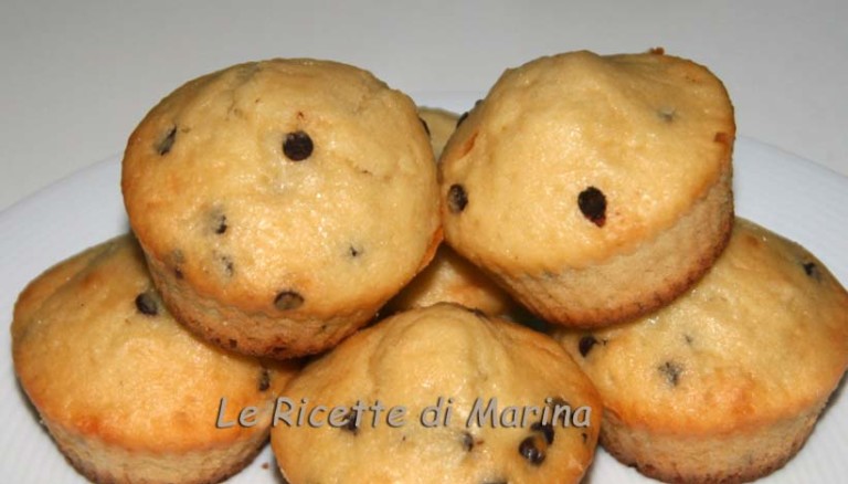 Muffin Allo Yogurt E Gocce Di Cioccolato Le Ricette Di Marina