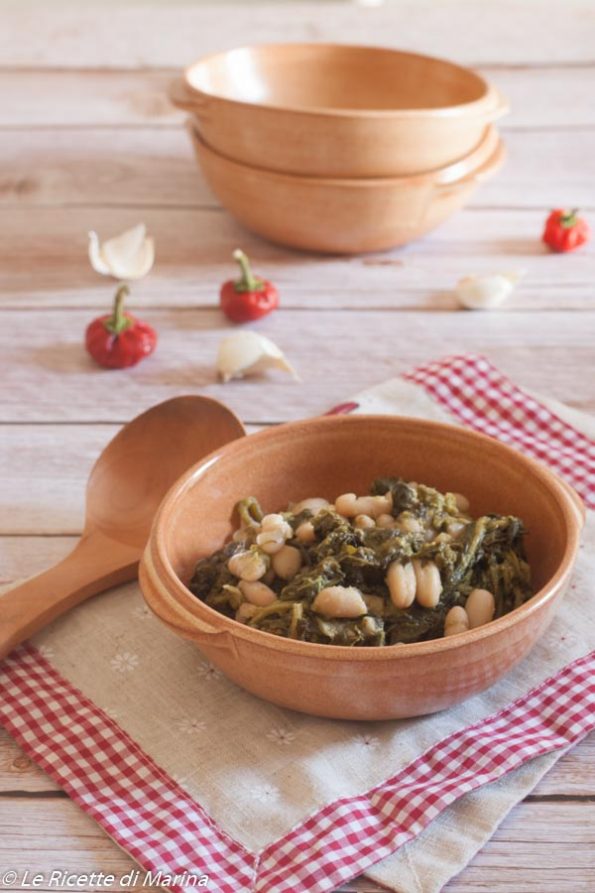 Fagioli e broccoli | Ricetta invernale | Le Ricette di Marina